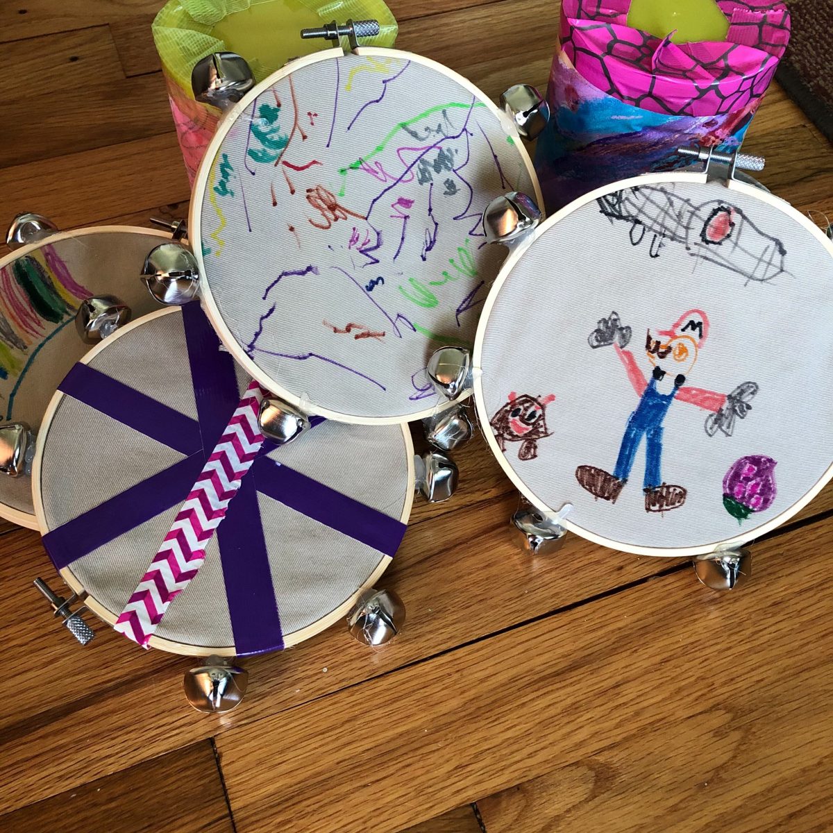 How to Create Homemade DIY Tambourines Instrument Craft for Kids Fun